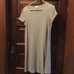 Grey T-Shirt Dress
